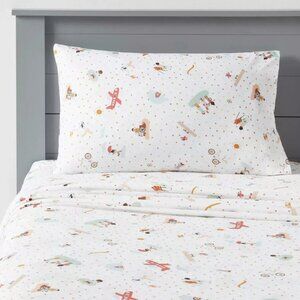 100 % cotton Twin size Pillowfort sheet set for kids Pals Multicolor Beautiful